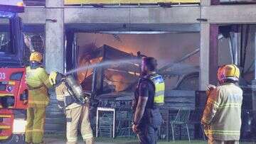 Fire damages shop, medical centre and kindergarten after Melbourne ram raid