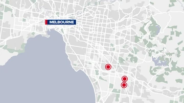 Five car fires overnight in Melbourne possibly linked