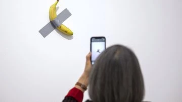 Someone has eaten artist Maurizio Cattelan's $10 million banana – again