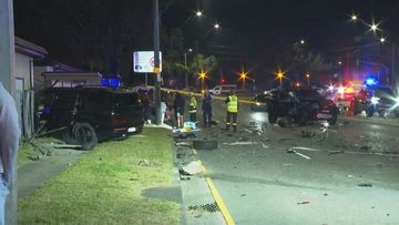 Two drivers hospitalised after multi-car crash in Sydney's west