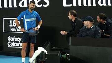 Djokovic defies scary start as Murray era begins