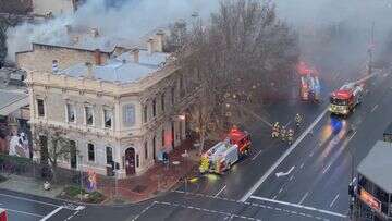 Police probe 'suspicious' fire at historic Adelaide building