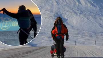 Sleep-deprived with frostbite, Aaron won the world's toughest footrace