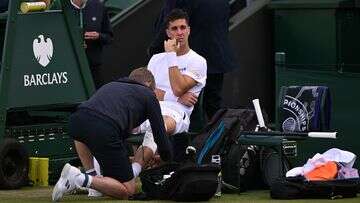 Shattered Kokkinakis forced to retire mid match