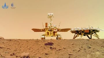 New photos show Chinese rover's exploration of Mars