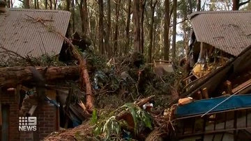 Eyewatering damage as thousands still without power in Victoria