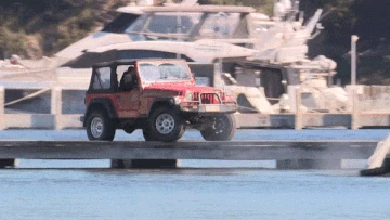 Man drives off jetty after tense police standoff in Perth