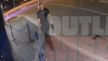 Fresh vision shows AFL star at scene of shooting outside Melbourne nightclub