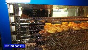 The footy ground actually making pies cheaper