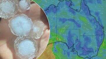 'Giant' hailstones, fresh burst of storms coming for east coast