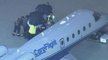 Perth boy arrives home on mercy flight as he fights for life after quad bike accident