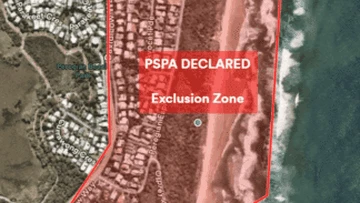 Part of Sunshine Coast locked down as suspicious device found on beach