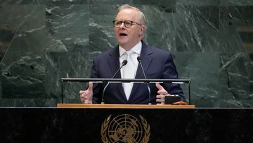 World 'cannot expect' US to lead, Albanese says in UN speech