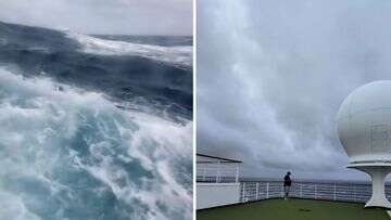 Video shows towering swells cruise ships have encountered