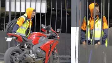 Thief walks stolen motorbike out of secure car park in Melbourne