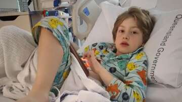 Six-year-old Yarren saw 'rainbows' before suffering a rare allergic reaction