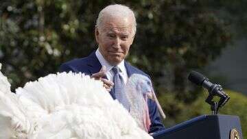 Joe Biden pardons turkeys in final White House holiday season