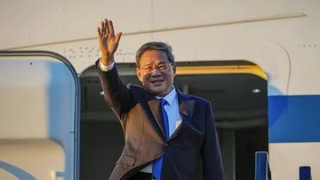 China's second-most powerful politician arrives in Australia