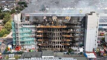 Huge fire rips through London apartment building