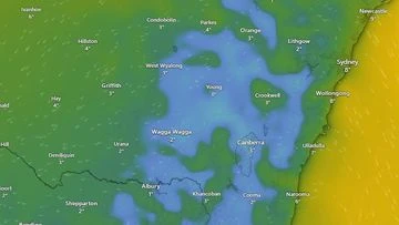 It was colder than Antarctica for Aussies in one town this morning