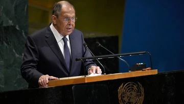 Russian foreign minister delivers veiled warning at UN address
