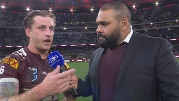 Munster drops F-bomb in emotional post-game interview