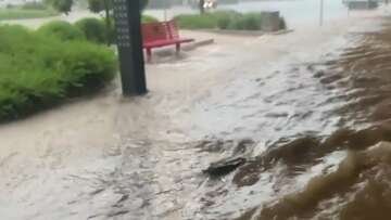 Shops flooded as extreme rain hits Kingaroy in Queensland