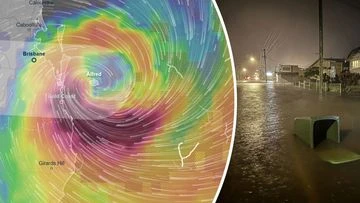 Alfred hits Moreton Bay islands, 260,000 without power, driver missing