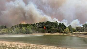 Dry lightning sparks multiple fires as warnings downgraded in western Victoria