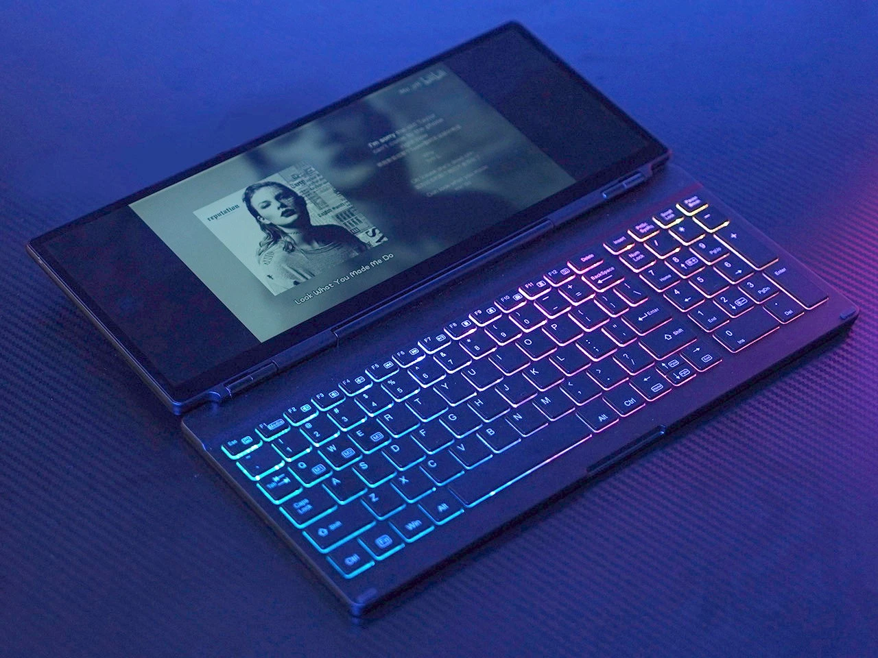 Remember Apple’s Touch Bar? You Can Now Buy A Keyboard With A Foldable 12.8″ Touchscreen Monitor