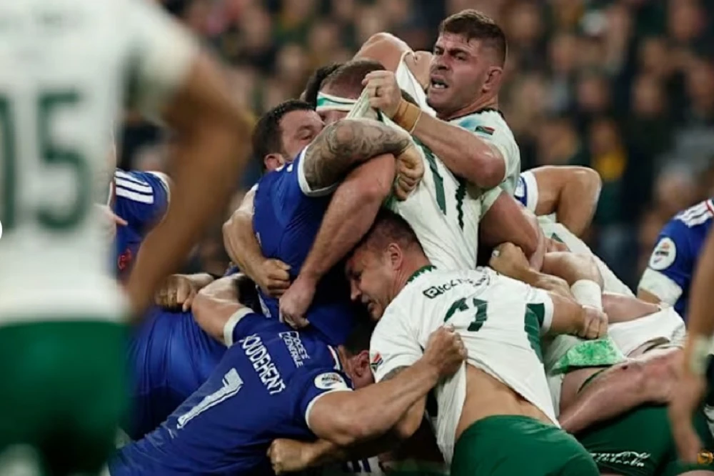 Fourteen-man South Africa dig deep to humble France