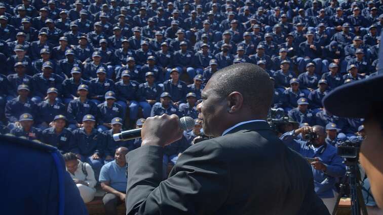 Police must not hesitate to defend themselves: Mashatile