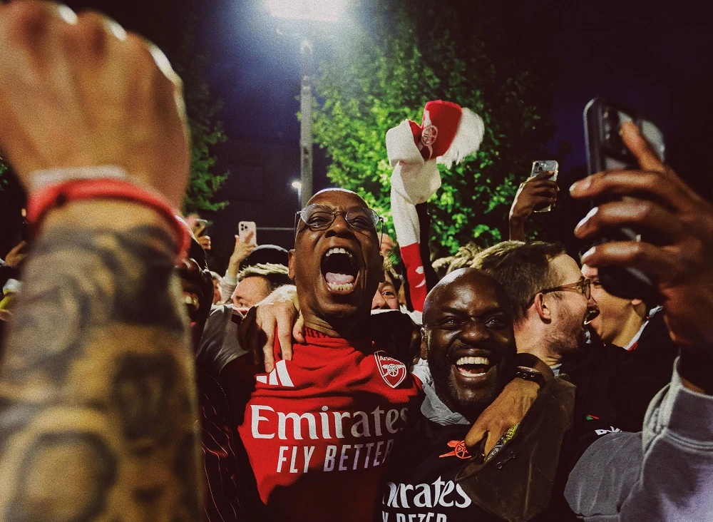 Celebrations erupt in North London after Arsenal seal Premier League
