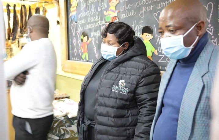 Gauteng Health MEC checks COVID-19 safety protocols at businesses on the West Rand
