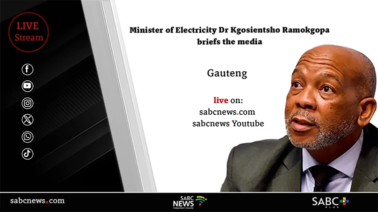 LIVE: Ramokgopa briefs media following implementation of loadshedding