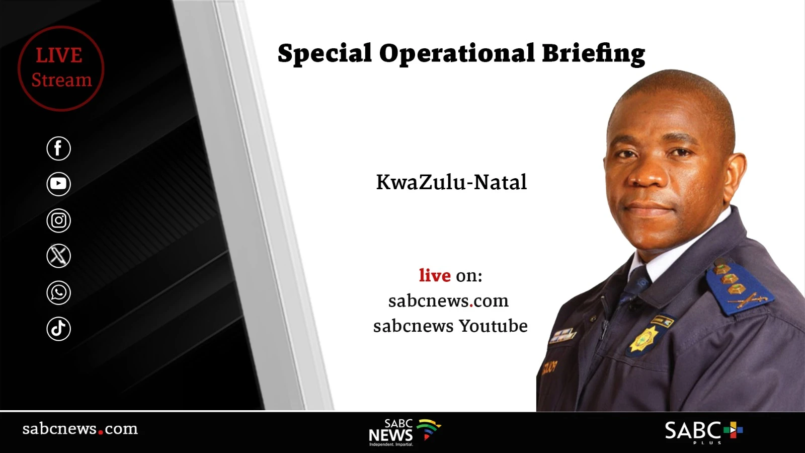 LIVE | KwaZulu-Natal Special Operational Briefing