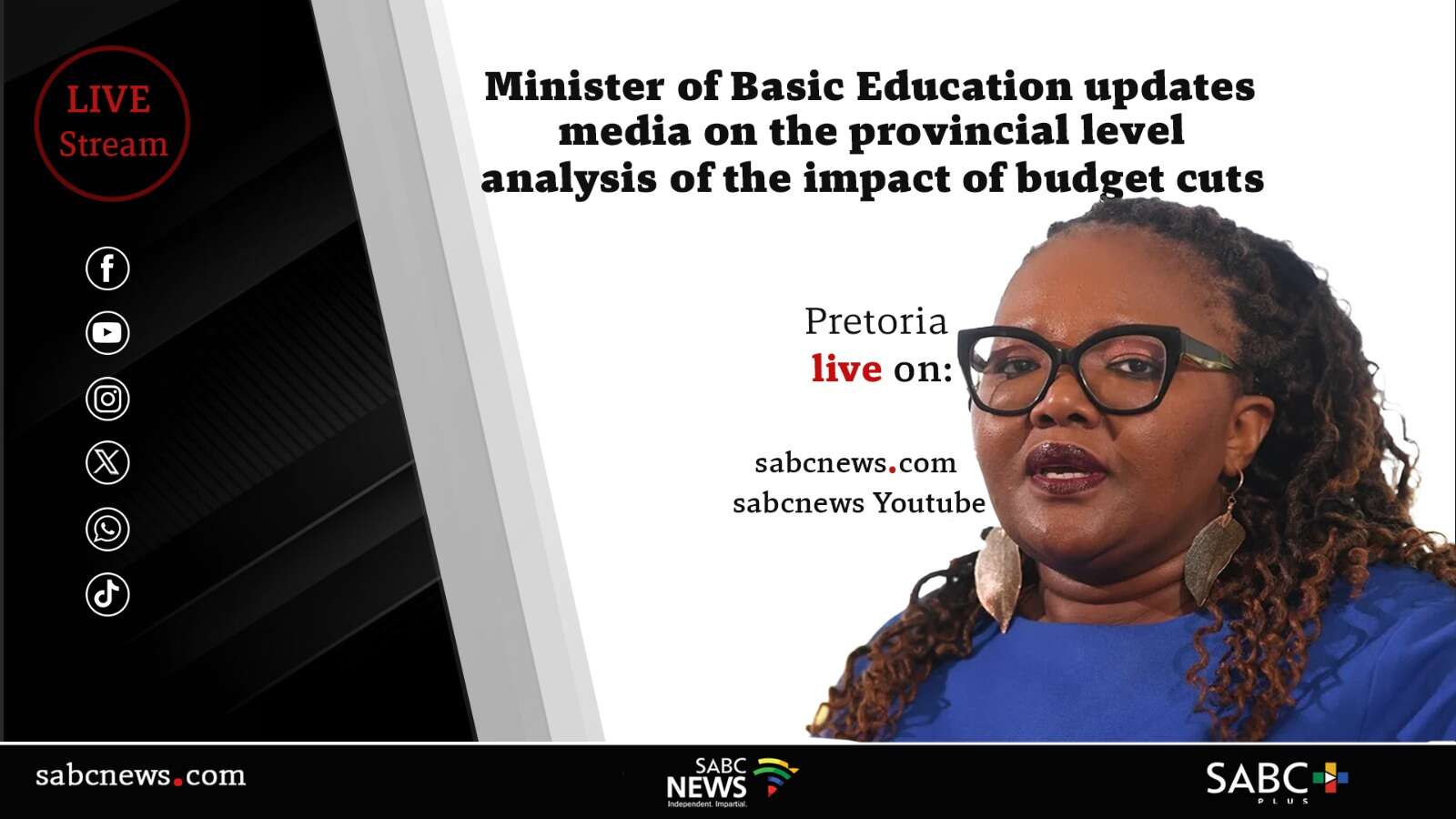 LIVE: Media briefing on impact of budget cuts in the education sector