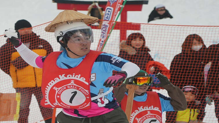 Over 120 teams throw down in epic Japanese snowball tournament