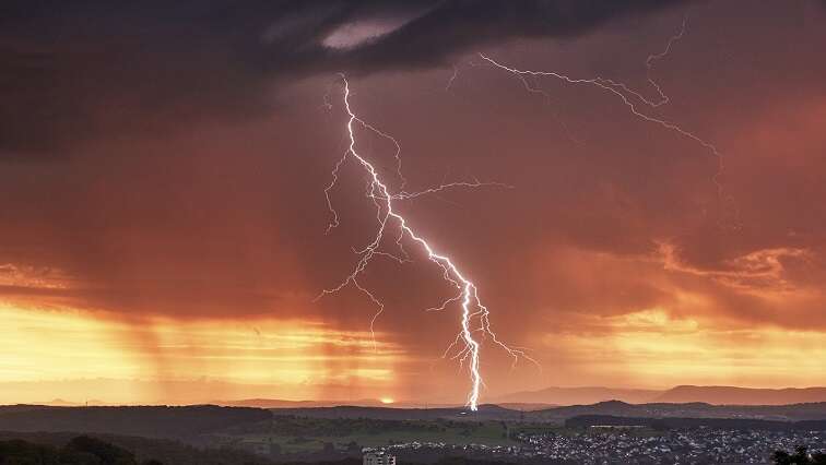 Yellow 2 severe thunderstorm warning issued for KZN