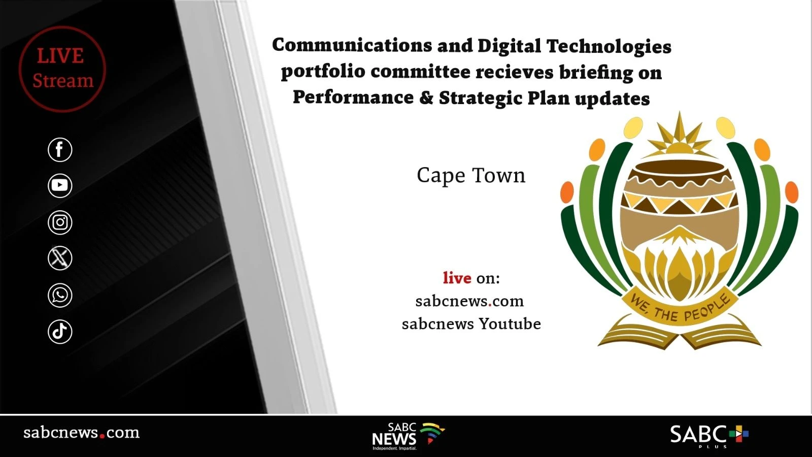 LIVE | Dept of Communications and Digital Technologies, ICASA