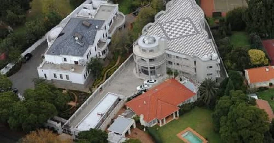 One of three properties making up Gupta compound sold at auction