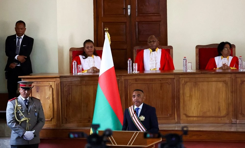 Madagascar coup leader Randrianirina sworn in as president