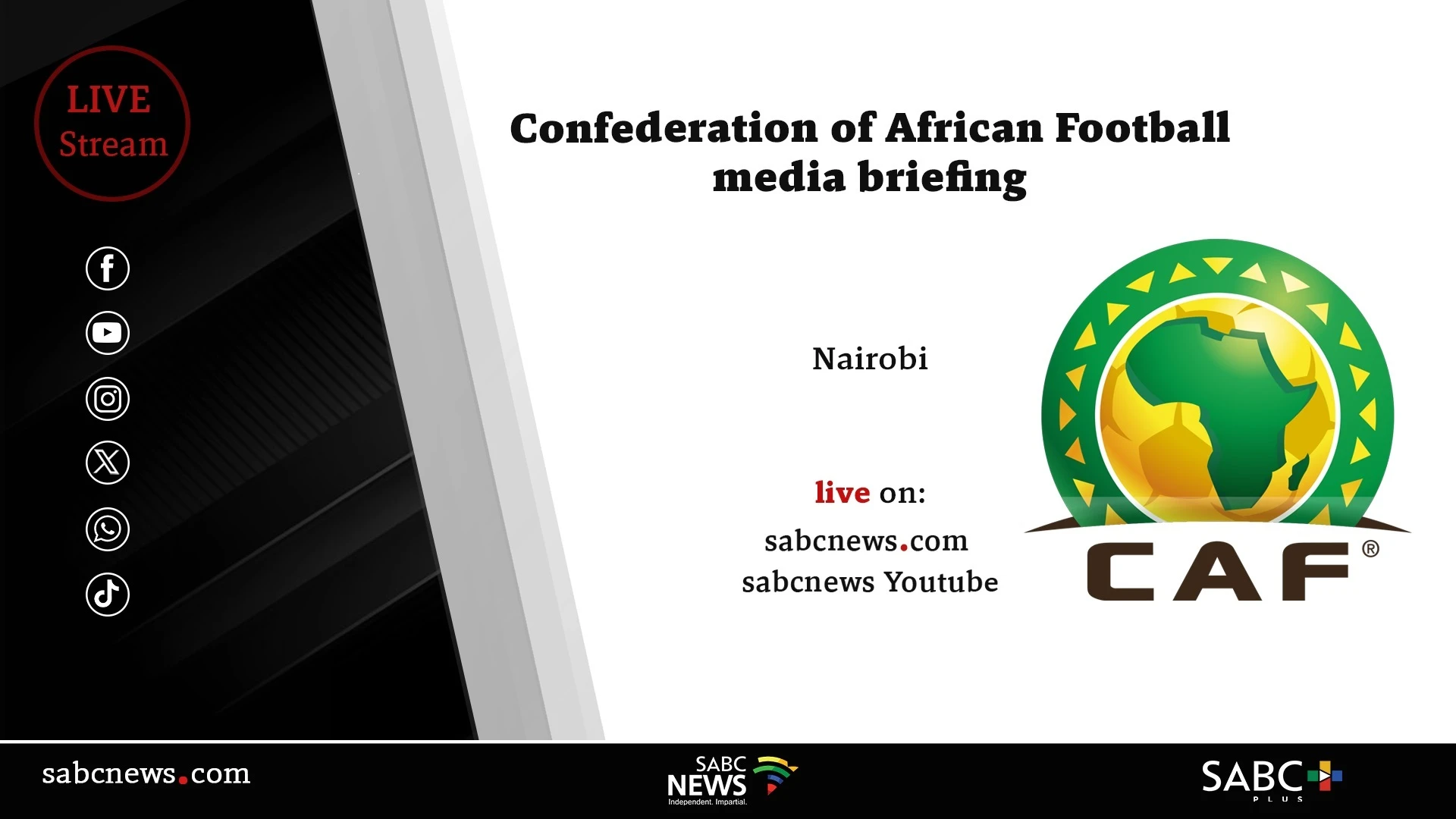 LIVE | CAF media briefing