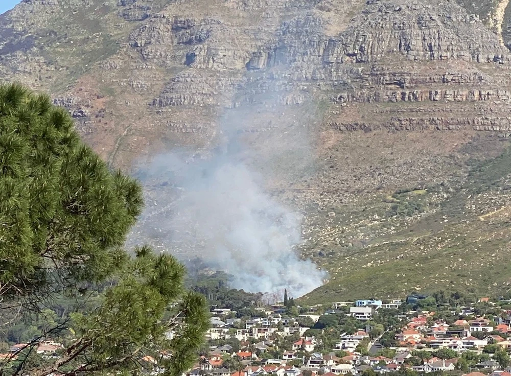 Ground crew deployed for wildfire at Deer Park