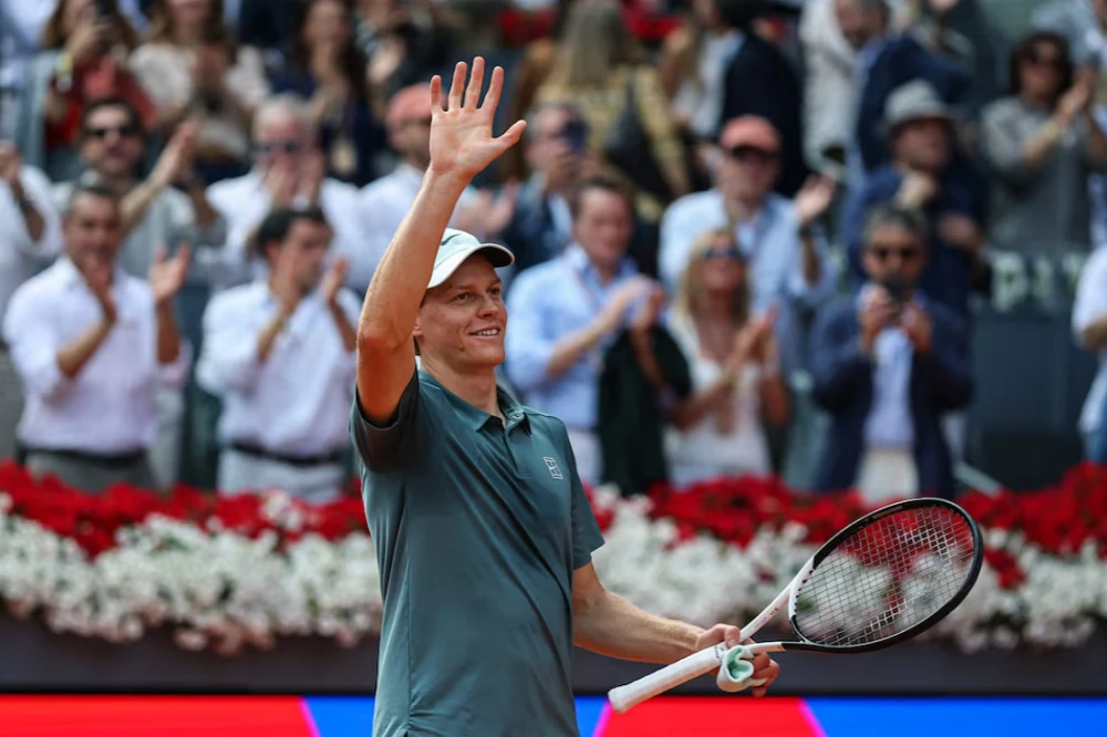Sinner beats Fils to reach Madrid Open final