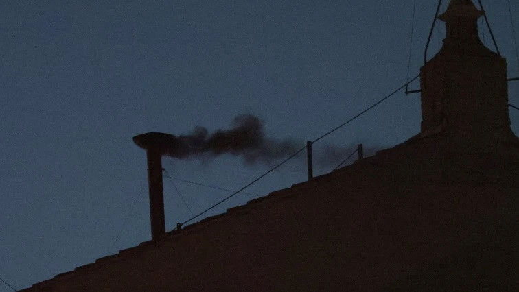 Black smoke signals no Pope elected in first conclave vote