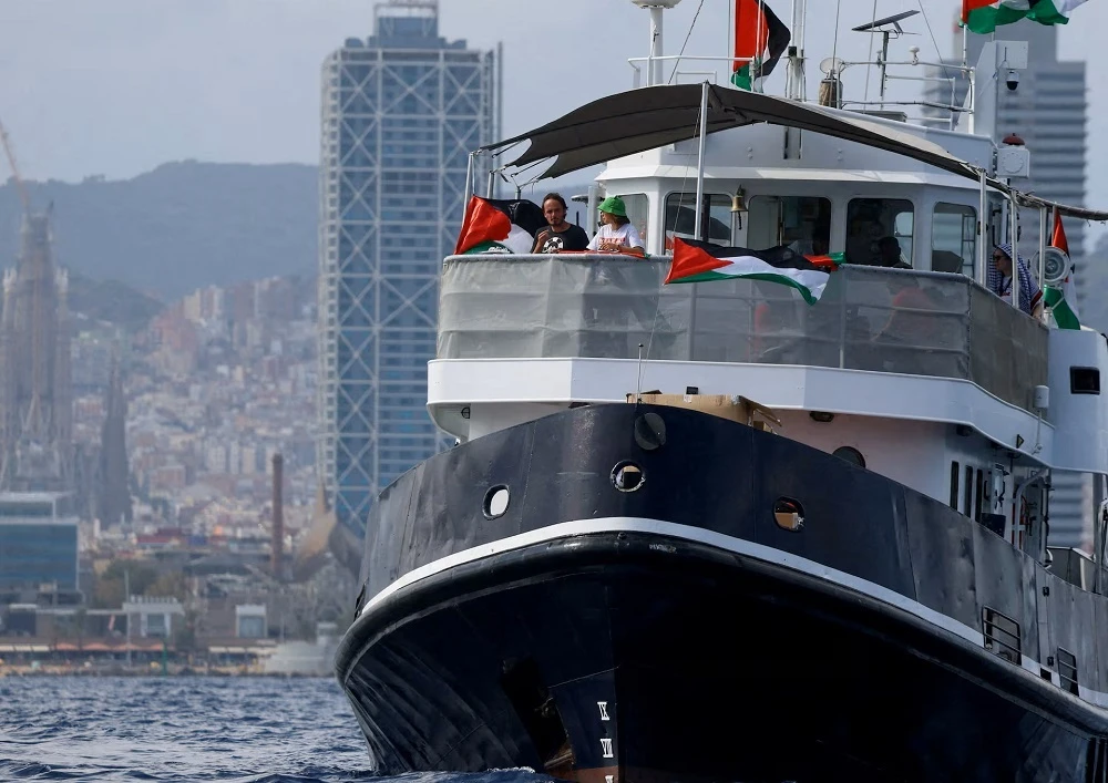 Flotilla for Gaza says boat struck by drone at Tunisian port