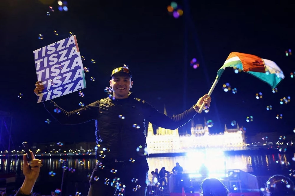 Budapest turns into party zone after historic election ends Orban era