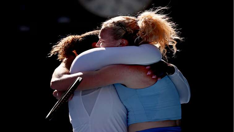 Siniakova and Townsend claim Australian Open women’s doubles crown