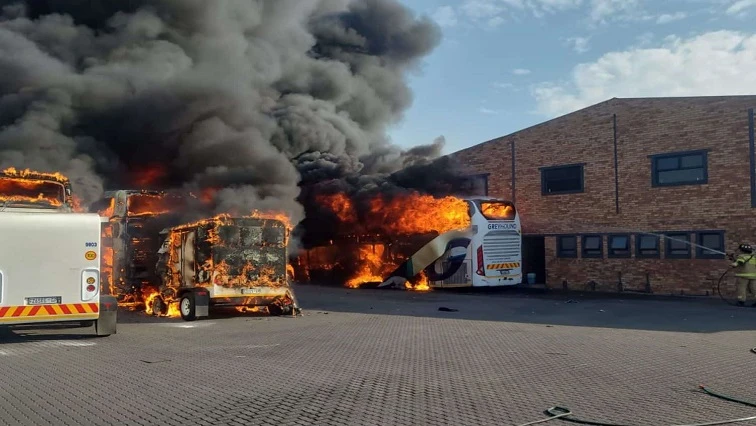 Three Greyhound buses torched in Boksburg